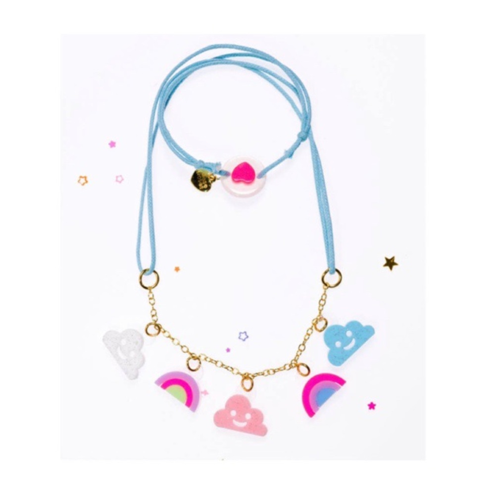 Lilies & Roses Mini Clouds & Rainbows Necklace